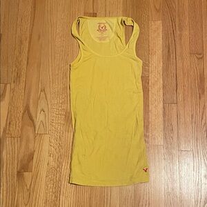 American Eagle Outfitters Bright Yellow Racerback Tank
